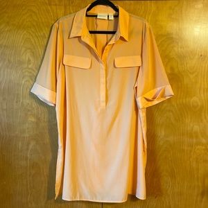 Chico’s Light Orange Long Tunic. Size 3 (16)